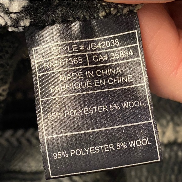 Jack by BB Dakota Belted Cardigan Knit Sweater Women's S Southwest Fleece Black - Picture 7 of 12